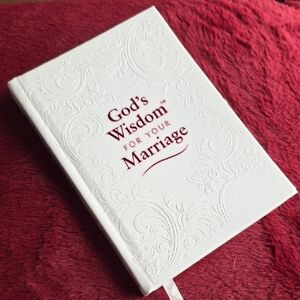 White Embossed Marriage Wisdom Book